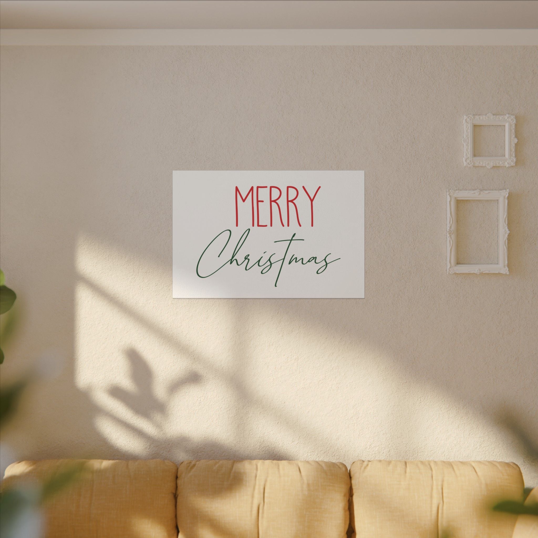 Canvas Wall Art: Holiday - Merry Christmas