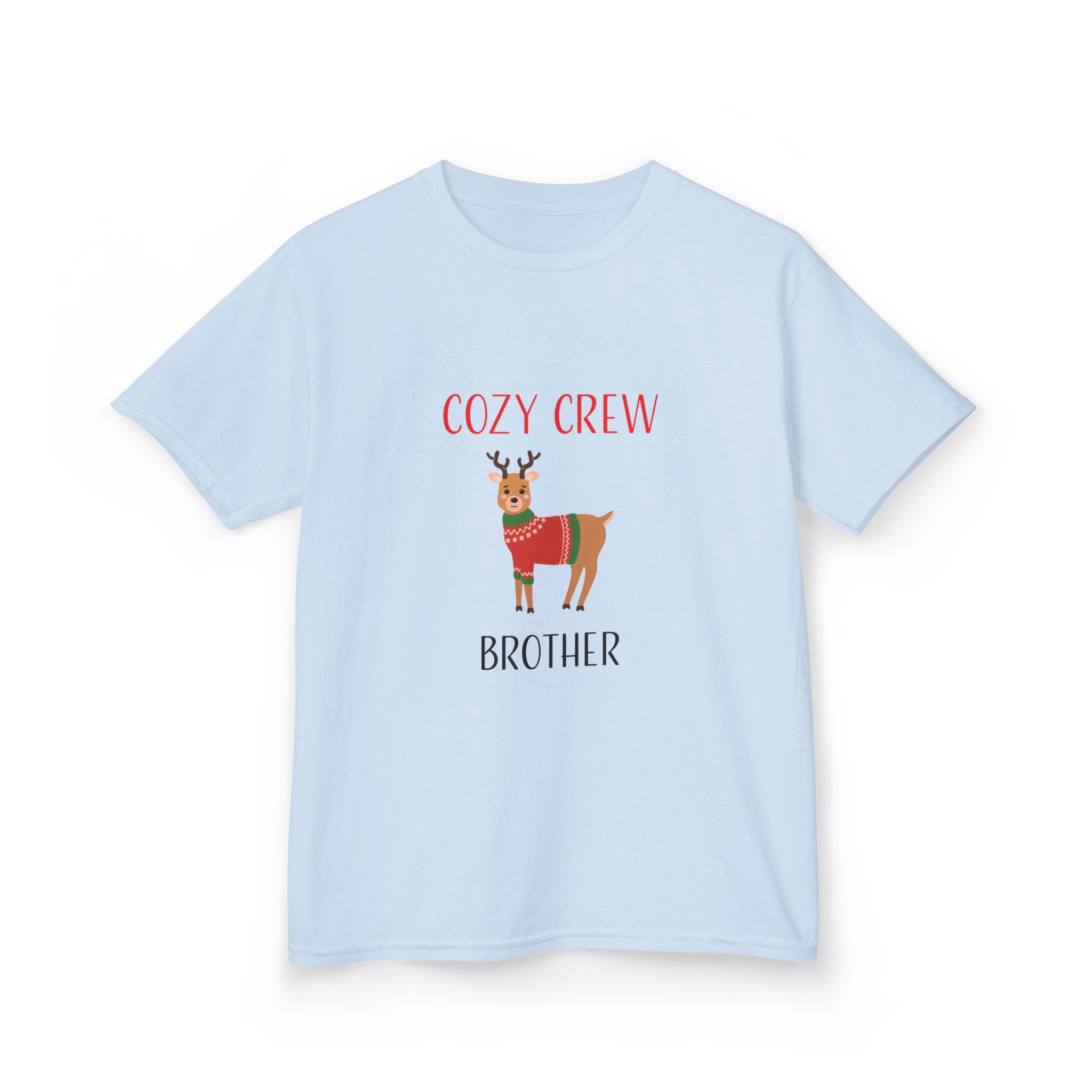 Teeshirt: Cozy Crew Reindeer Brother (Kids)