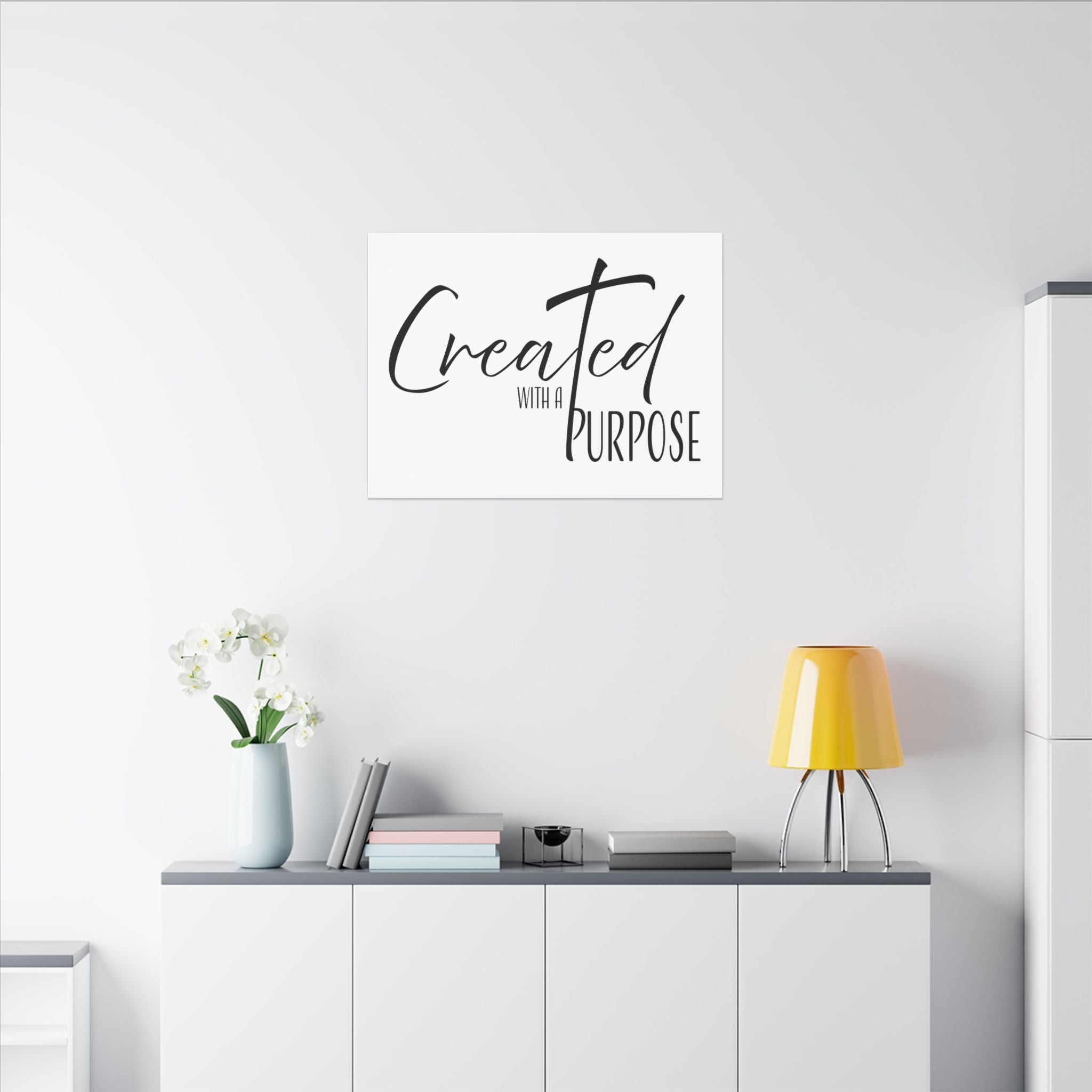 Canvas Wall Art: Inspirational - Created With A Purpose