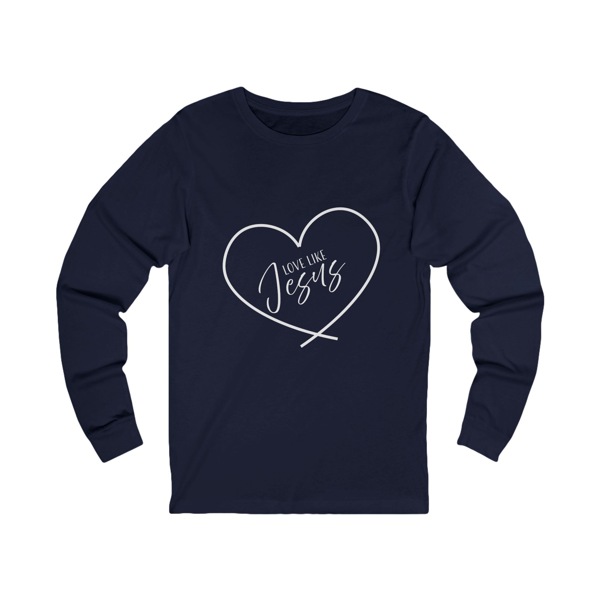 Long Sleeve Teeshirt: Inspirational - Love Like Jesus