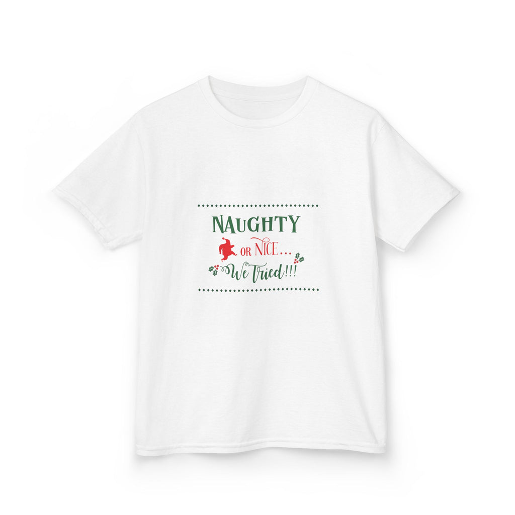 Teeshirt: Naughty or Nice... We Tried - Kid (M/F)