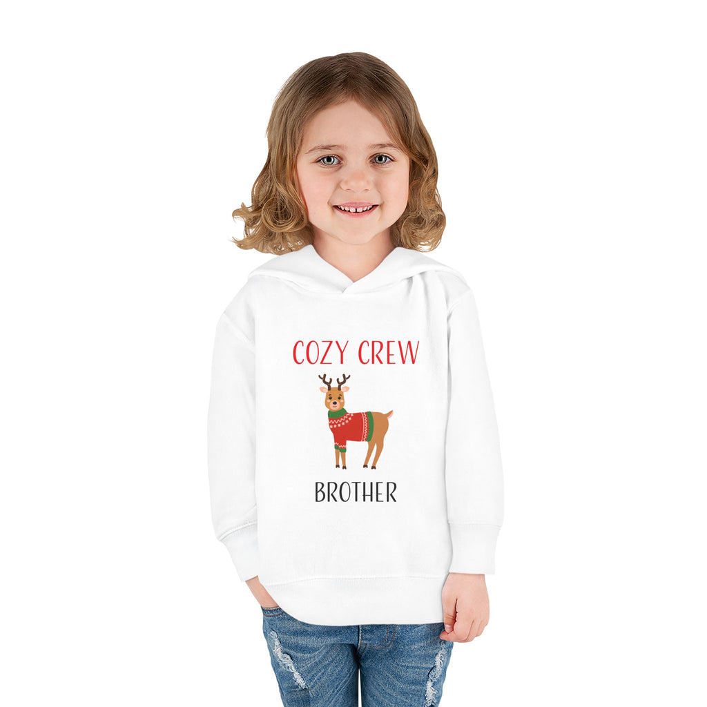 Hoodie: Cozy Crew Reindeer Brother (Toddler)
