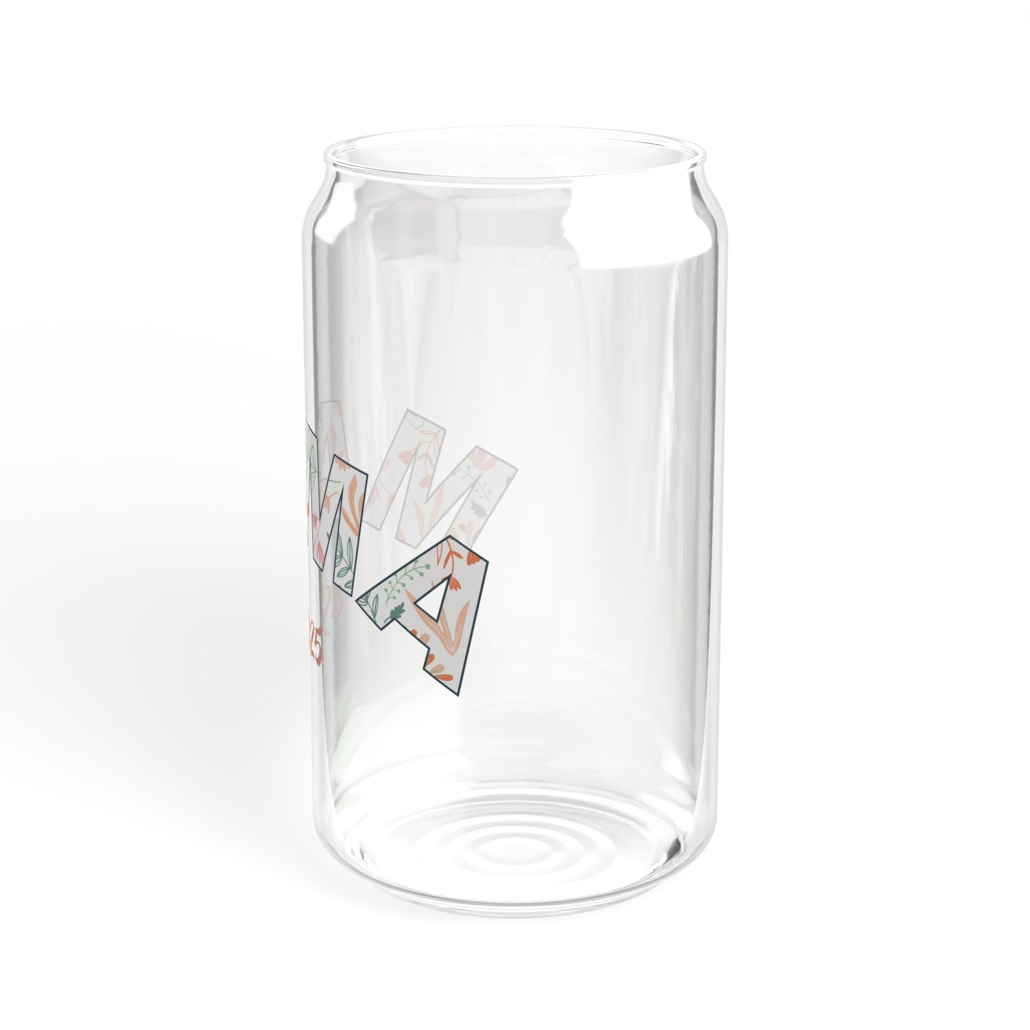 Sipper Glass: Mama with Pink Logo - (16oz)