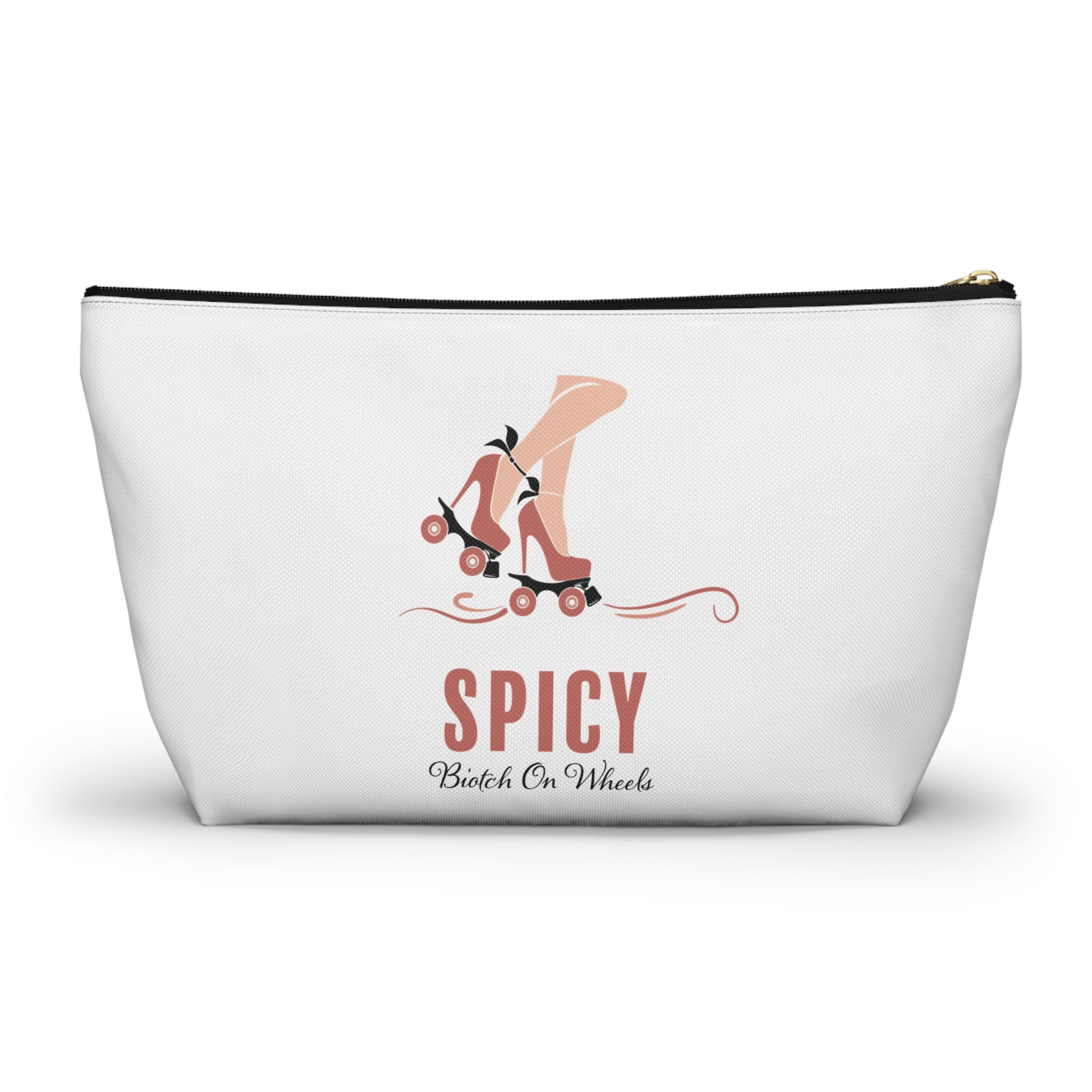 Makeup Bag: Spicy Biotch on Wheels - (color)