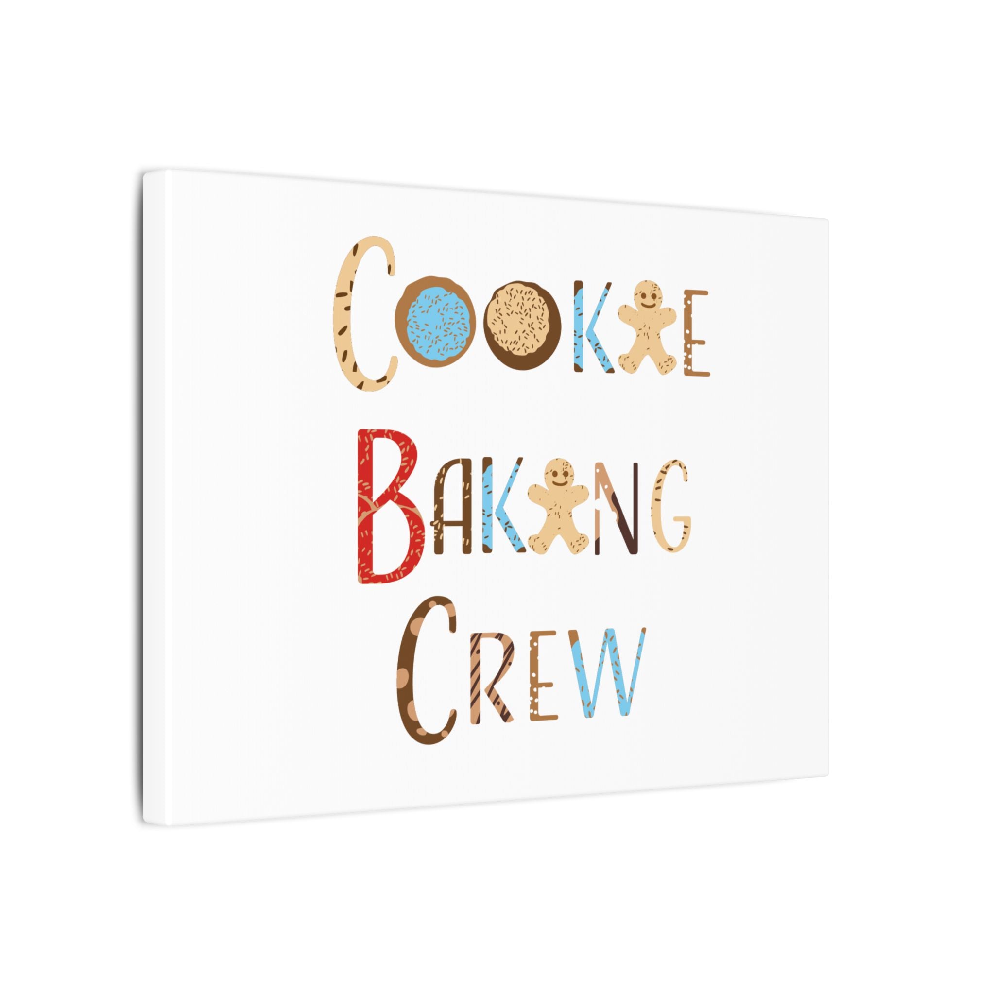 Canvas Wall Art: Cookie Baking Crew