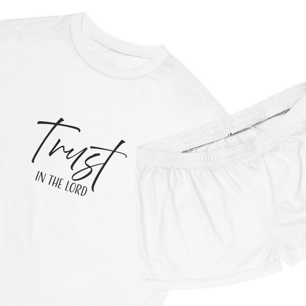 Short Pajama Set: Inspirational - Trust in the Lord