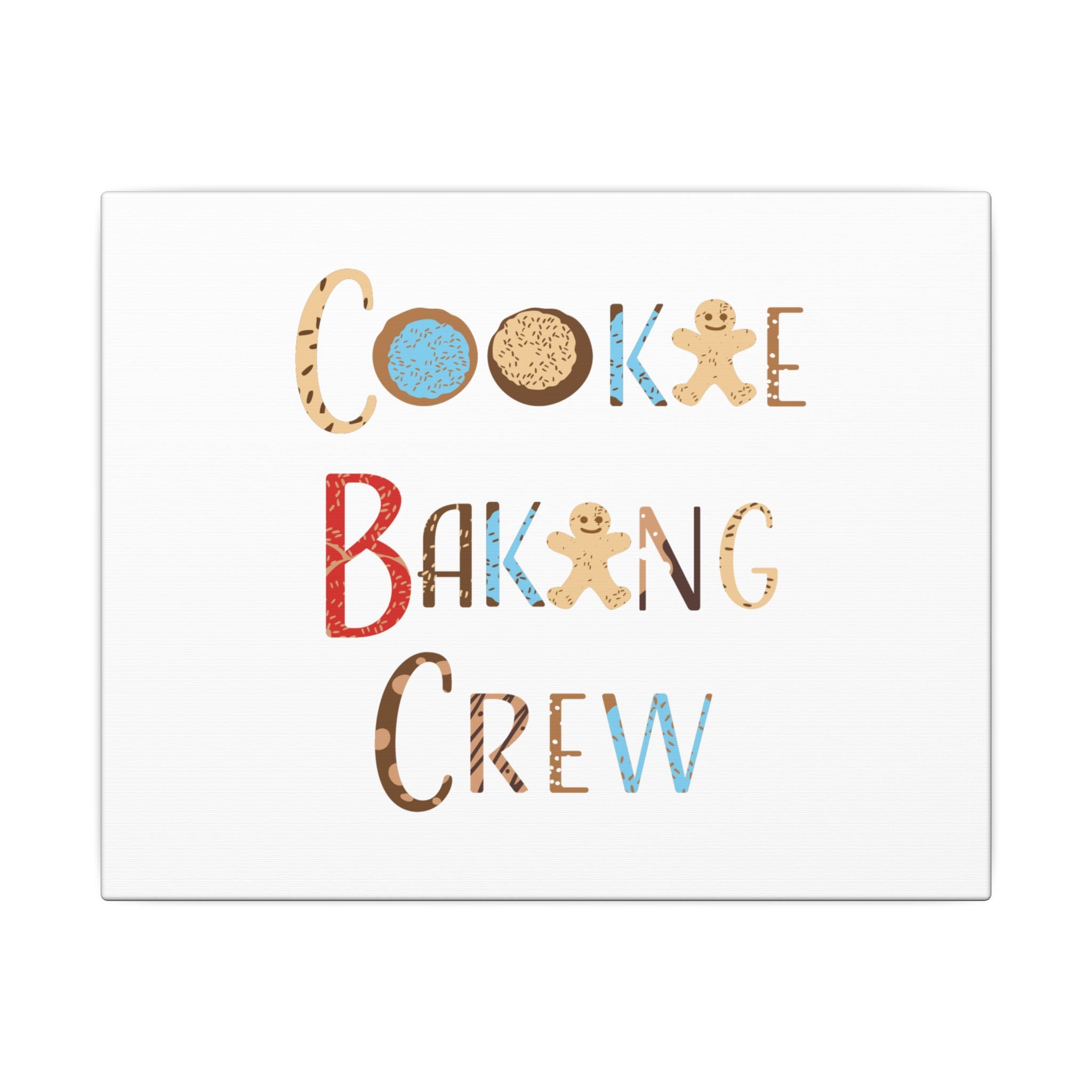 Canvas Wall Art: Cookie Baking Crew