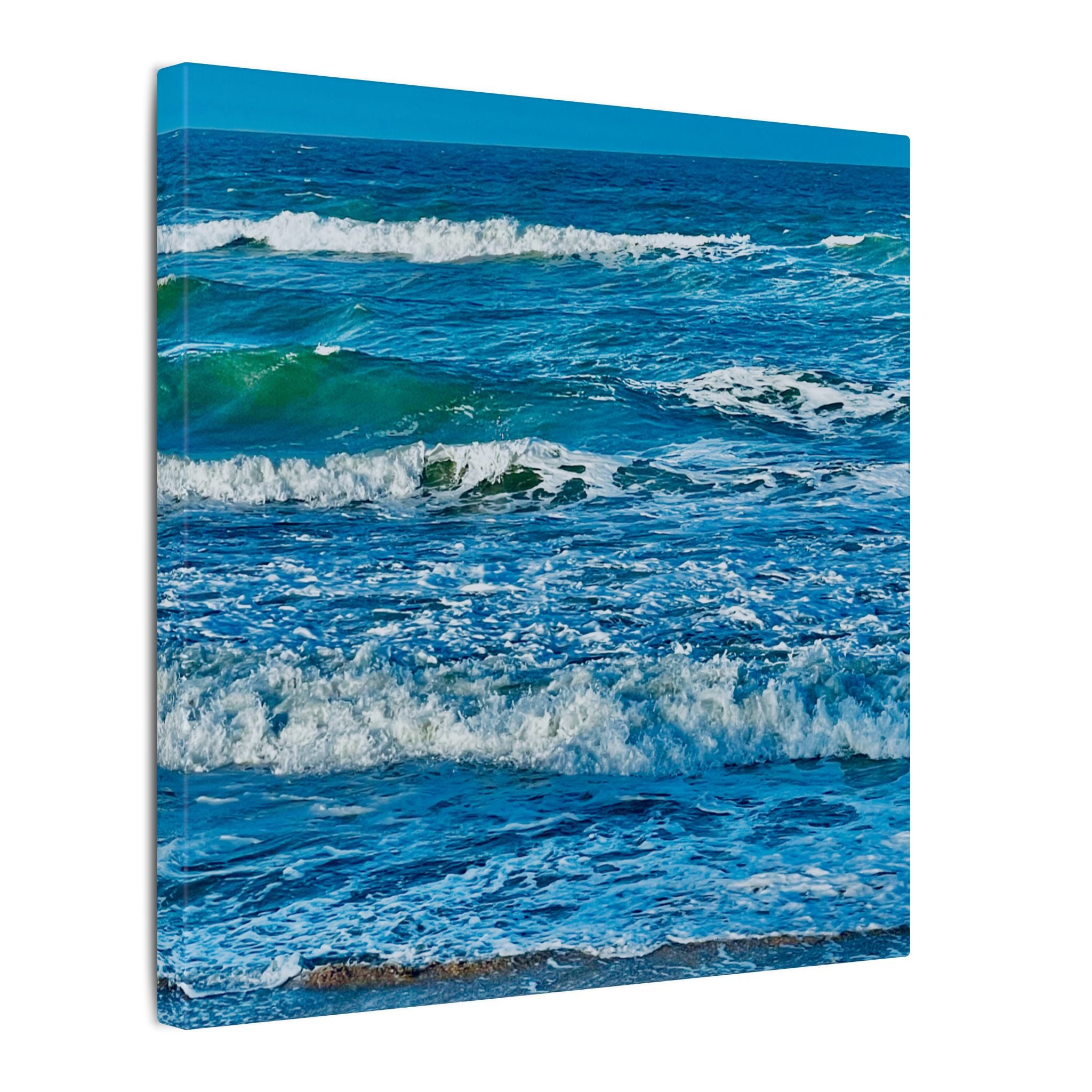Canvas Print: Ocean Waves - Ormond-By-The Sea