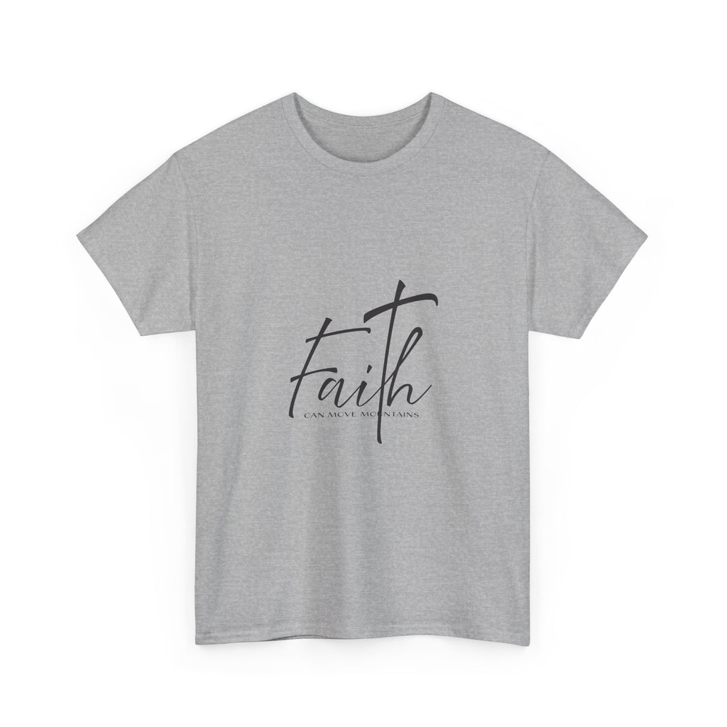 Teeshirt: Inspirational - Faith can move mountains