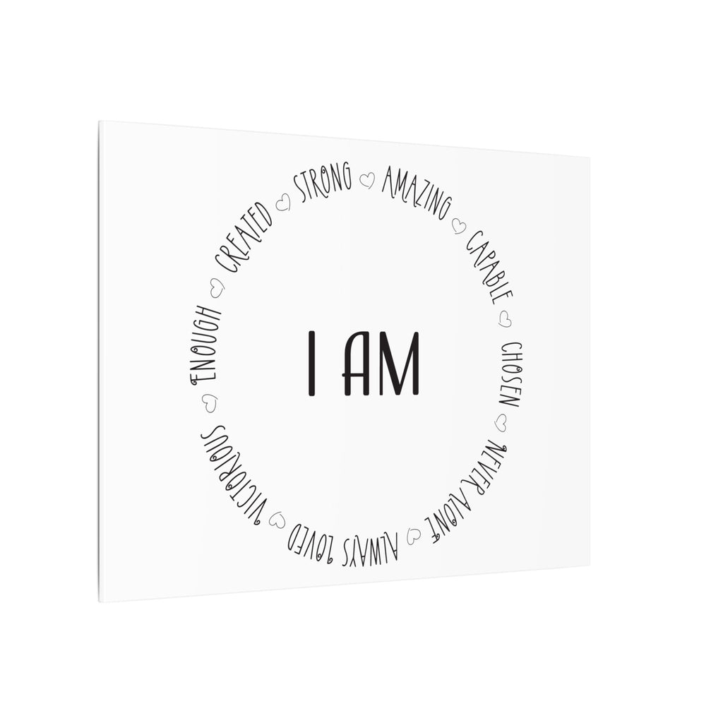 Canvas Wall Art:  Inspirational - I AM Affirmation