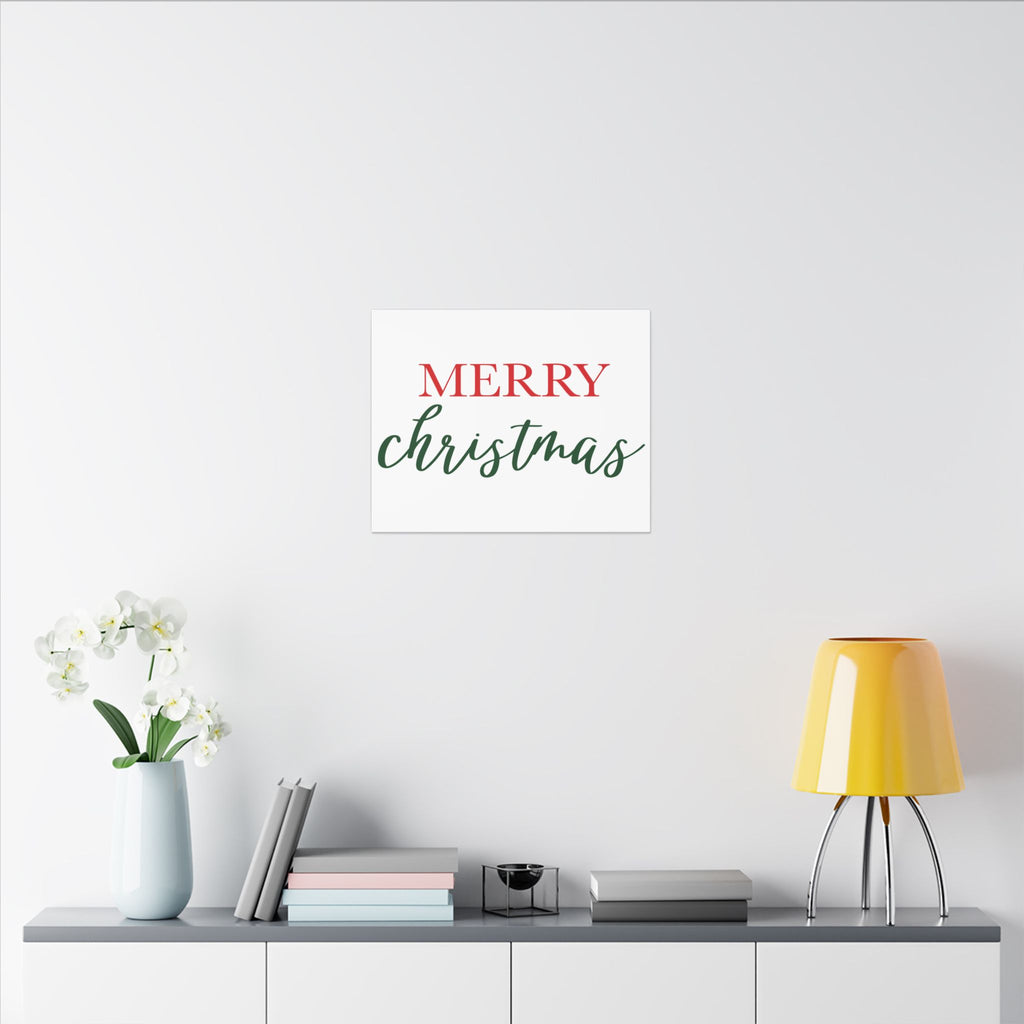 Canvas Wall Art: Holiday - Merry Christmas