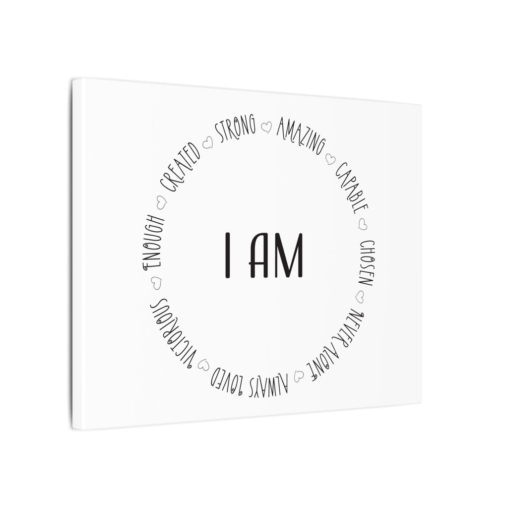 Canvas Wall Art:  Inspirational - I AM Affirmation