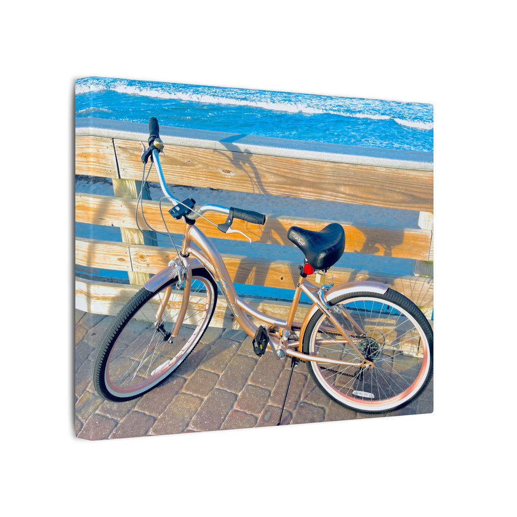 Canvas Print: Beach Bicycle - Ormond-By-The-Sea
