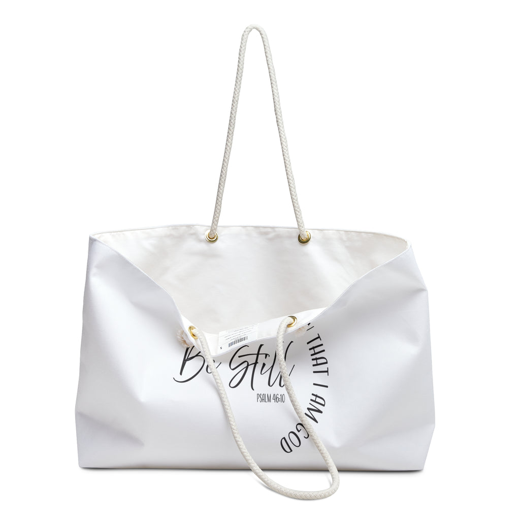 Weekender Bag: Inspirational - Be Still