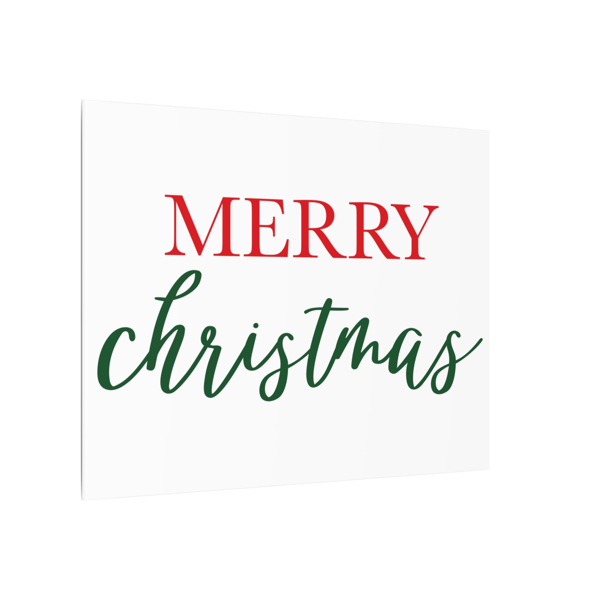 Canvas Wall Art: Holiday - Merry Christmas