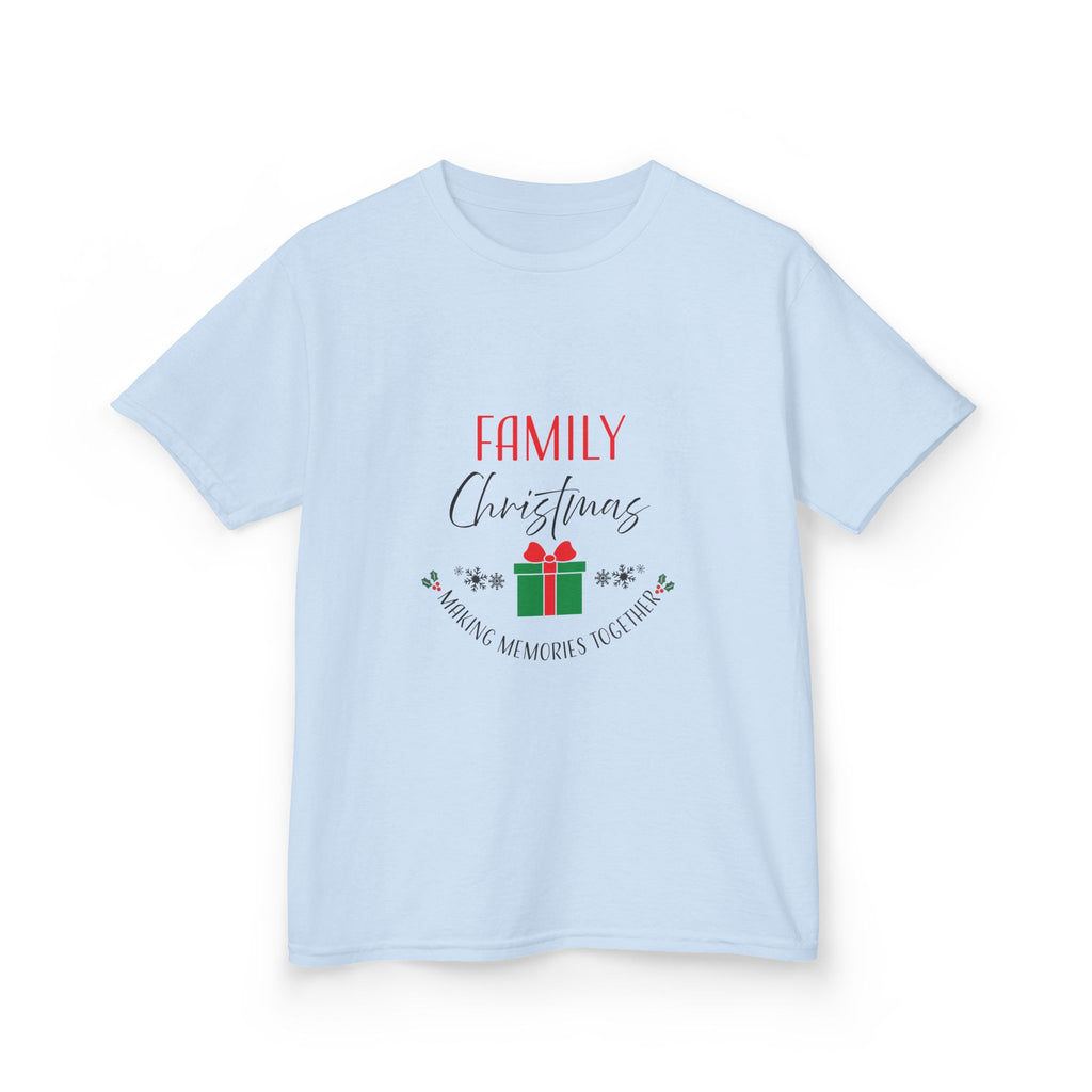 Kids Tee — “Family Christmas” Gift Holiday Shirt