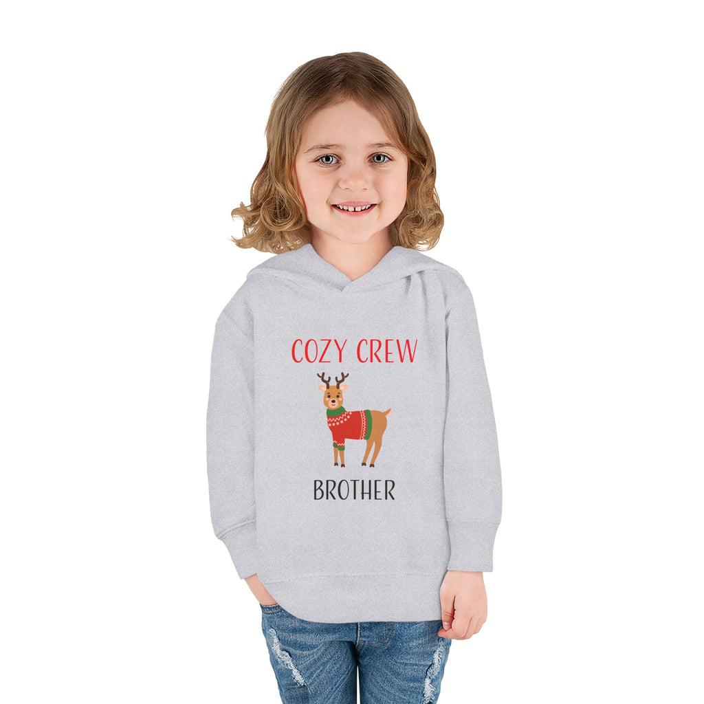 Hoodie: Cozy Crew Reindeer Brother (Toddler)