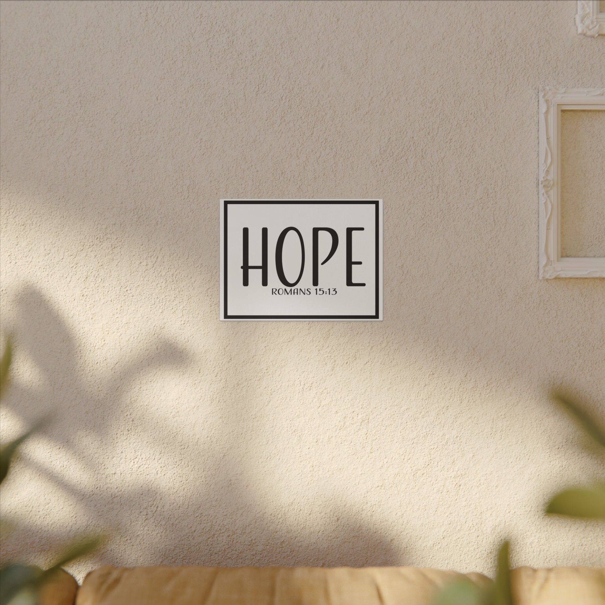 Canvas Wall Art:  Inspirational - Hope Romans 15:13