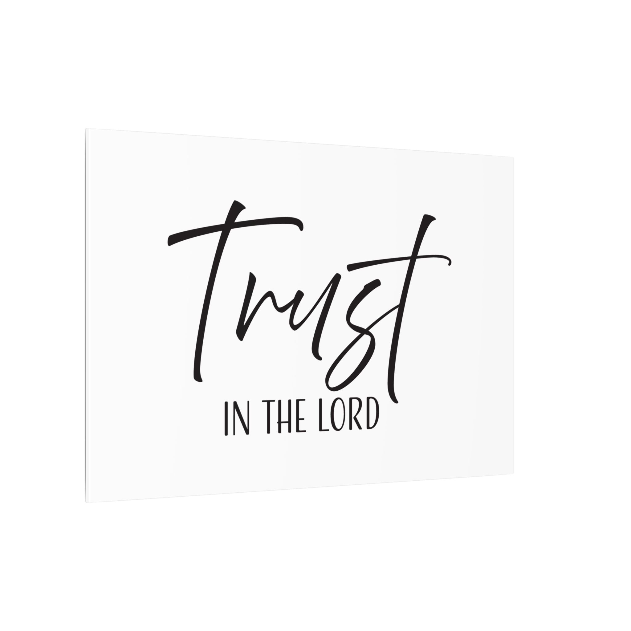 Canvas Wall Art:  Inspirational - Trust in the Lord