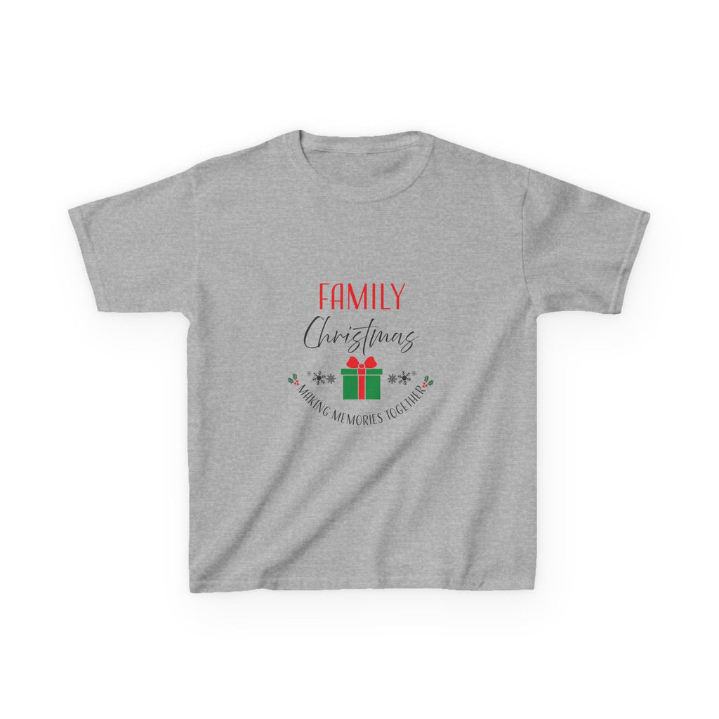 Kids Tee — “Family Christmas” Gift Holiday Shirt