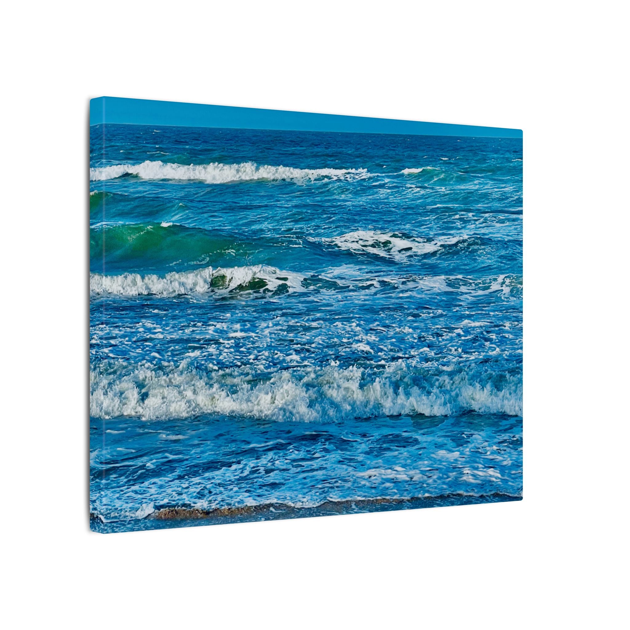 Canvas Print: Ocean Waves - Ormond-By-The Sea