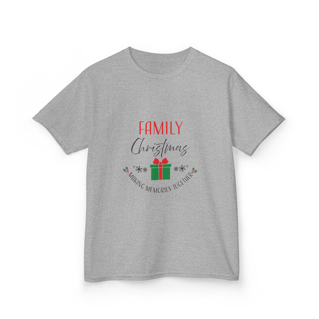 Kids Tee — “Family Christmas” Gift Holiday Shirt