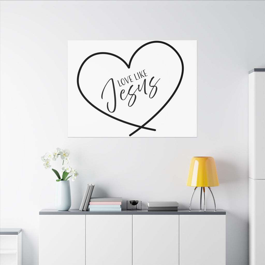 Canvas Wall Art: Inspirational - Love Like Jesus