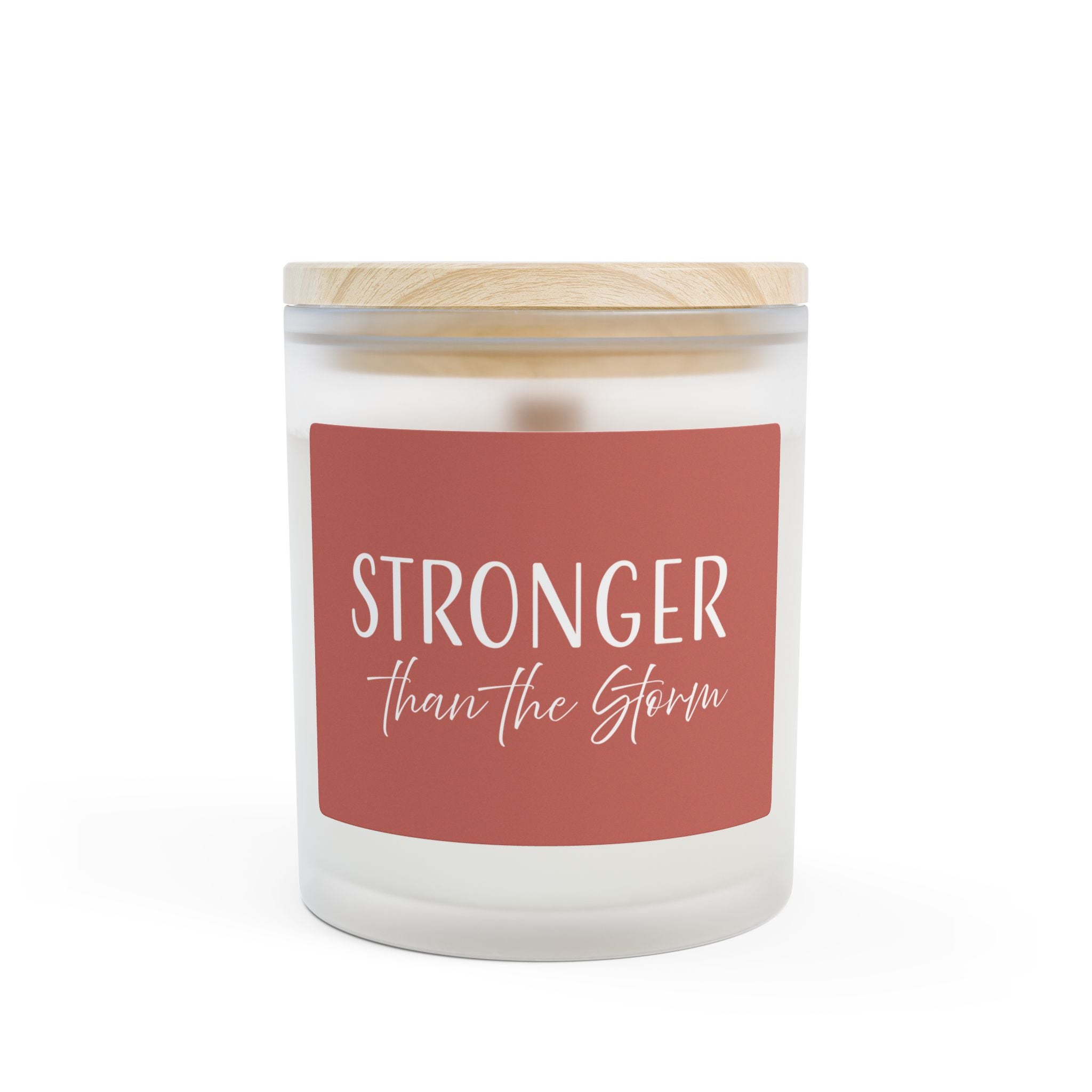 Affirmation Soy Candle:  Stronger Than the Storm (11oz)