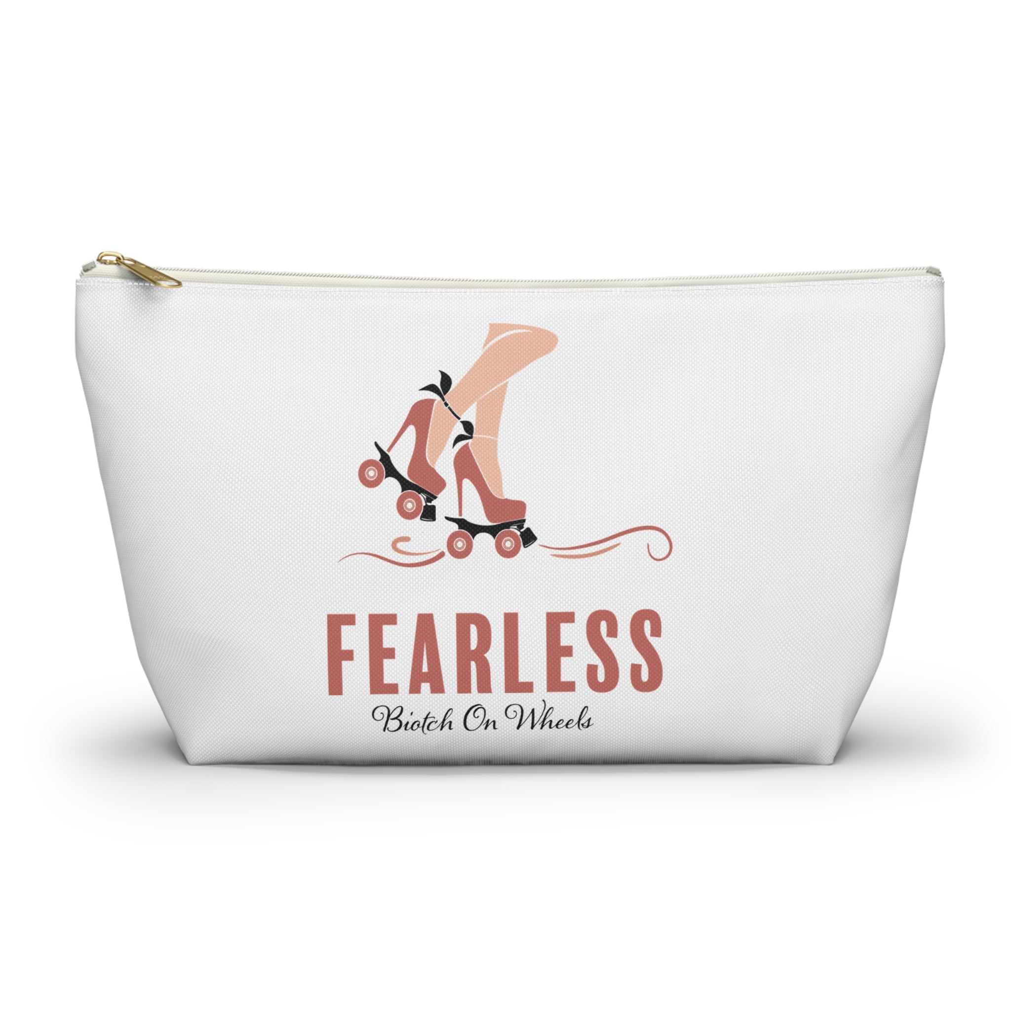 Make Up Bag: Fearless Biotch on Wheels (Color)