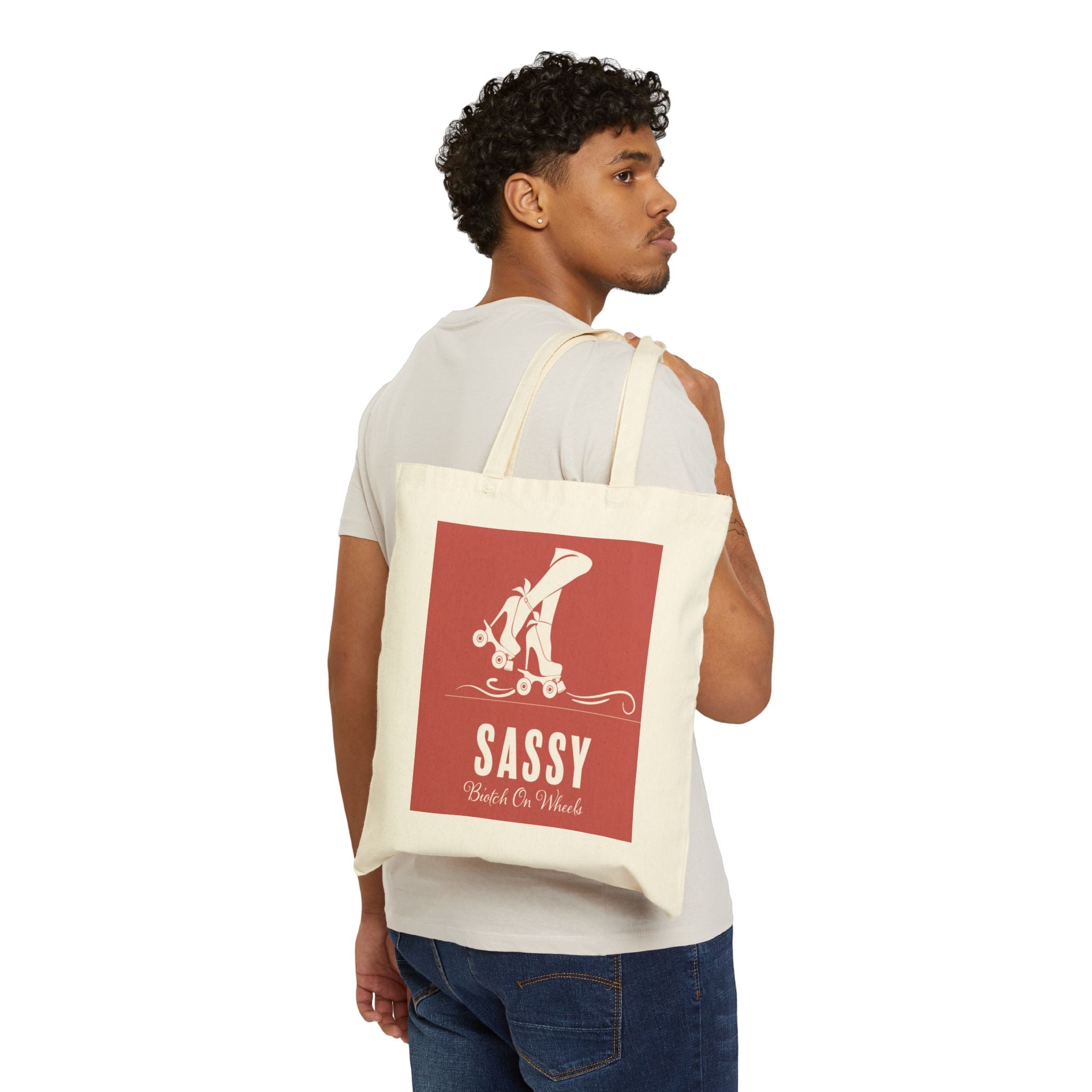 Tote Bag: Sassy Biotch On Wheels