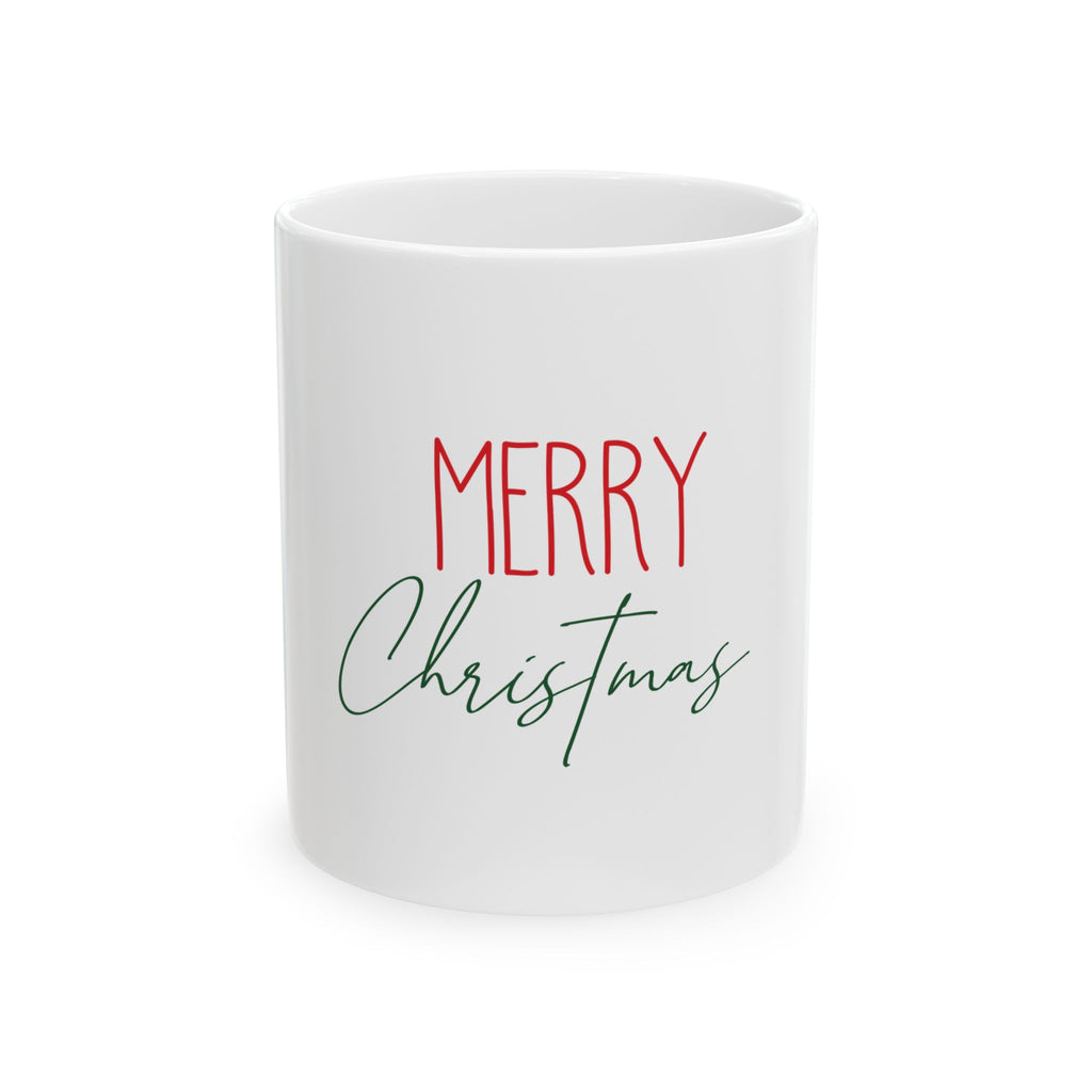 Ceramic Mug: Merry Christmas Script