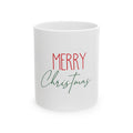 Ceramic Mug: Merry Christmas Script