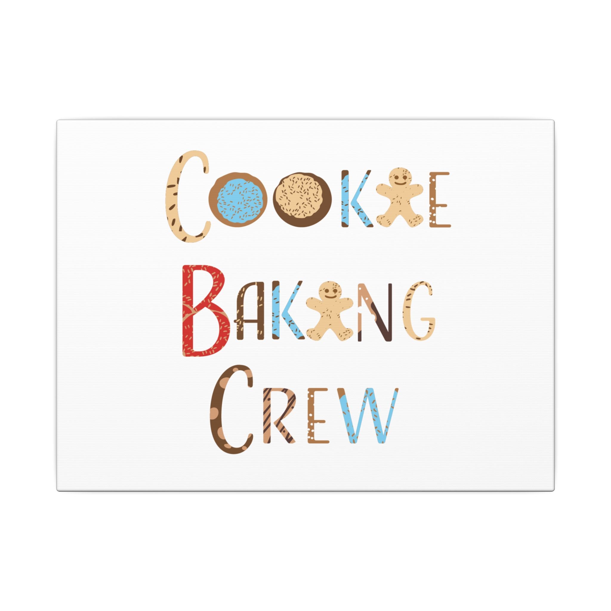 Canvas Wall Art: Cookie Baking Crew