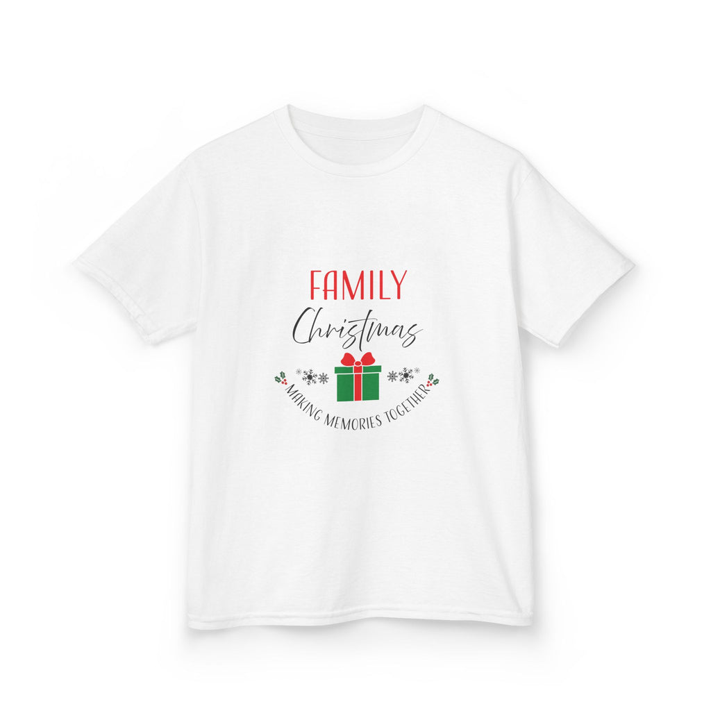 Kids Tee — “Family Christmas” Gift Holiday Shirt