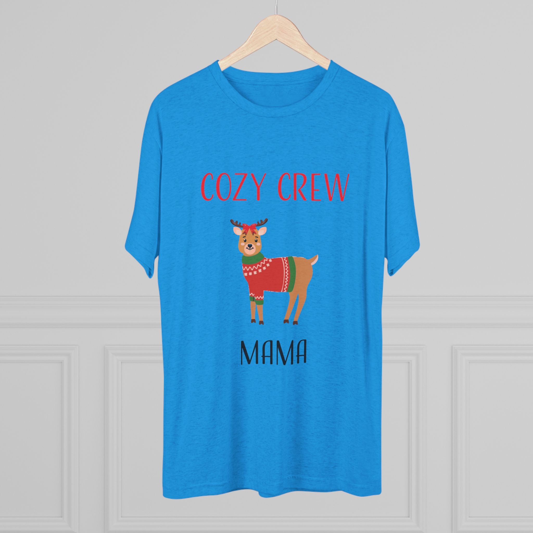 Teeshirt: Cozy Crew Reindeer Mama (Adult)